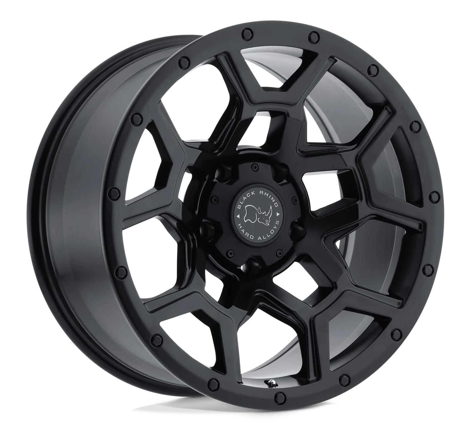 llantas 17x9.5 6x139.7/-18 black rhino overland matte black - RunaX