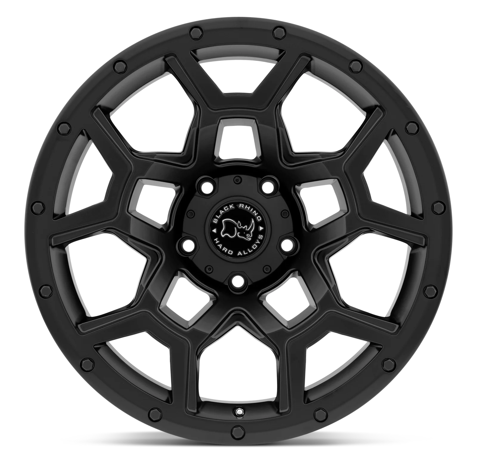 llantas 17x9.5 6x139.7/-18 black rhino overland matte black - RunaX