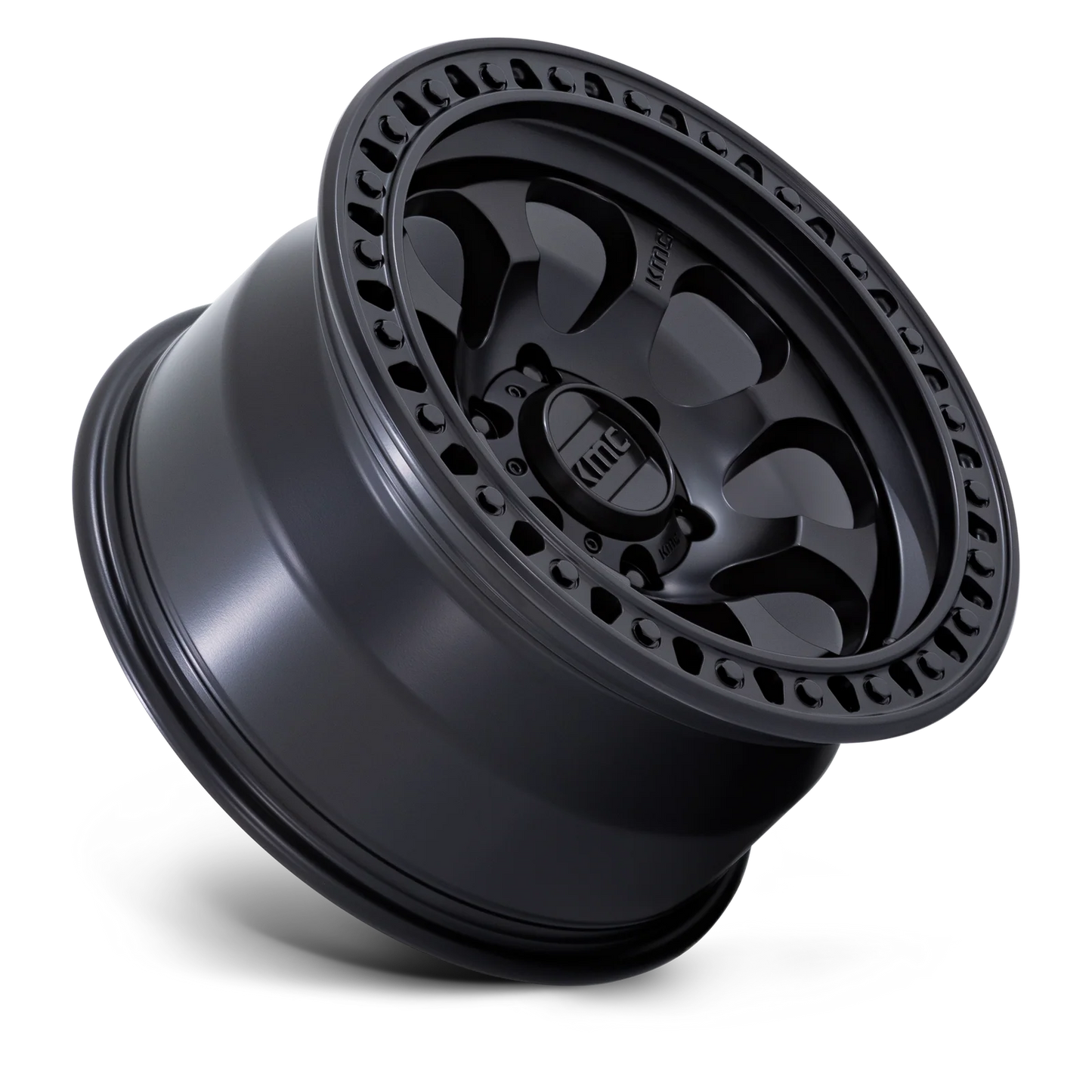 llantas 18x9.0 6x139.7/18 kmc km550 riot anthracite w/satin black li - RunaX