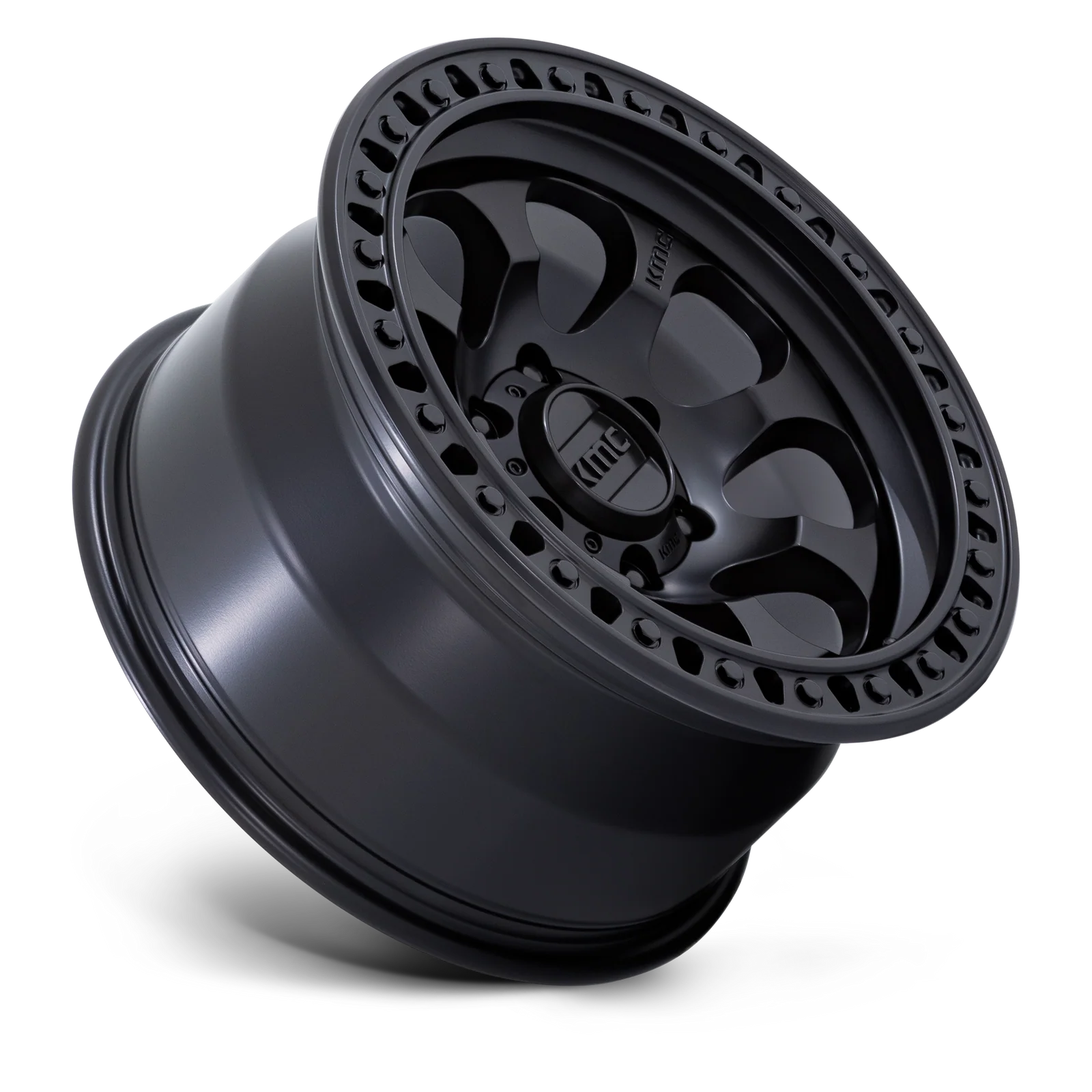 llantas 18x9.0 6x139.7/18 kmc km550 riot anthracite w/satin black li - RunaX