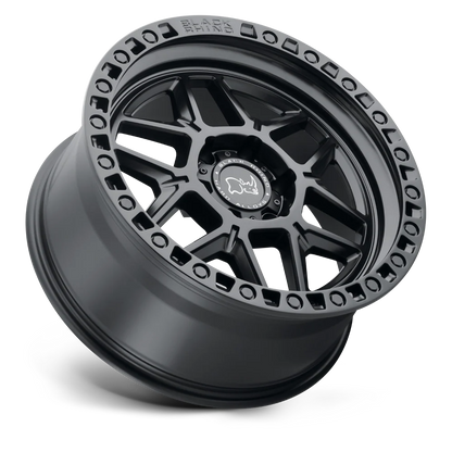 llantas 18x9.0 6x139.7/12 black rhino kelso matte black w/blk bolts - RunaX