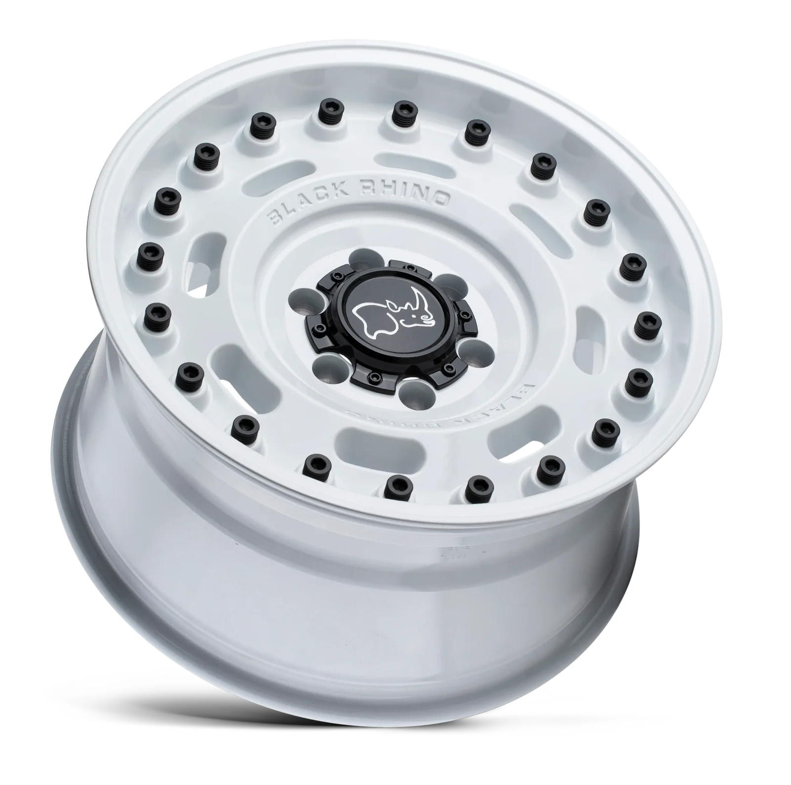 llantas 20x9.5 5x130/25 black rhino axle glos white cb84.1 - RunaX