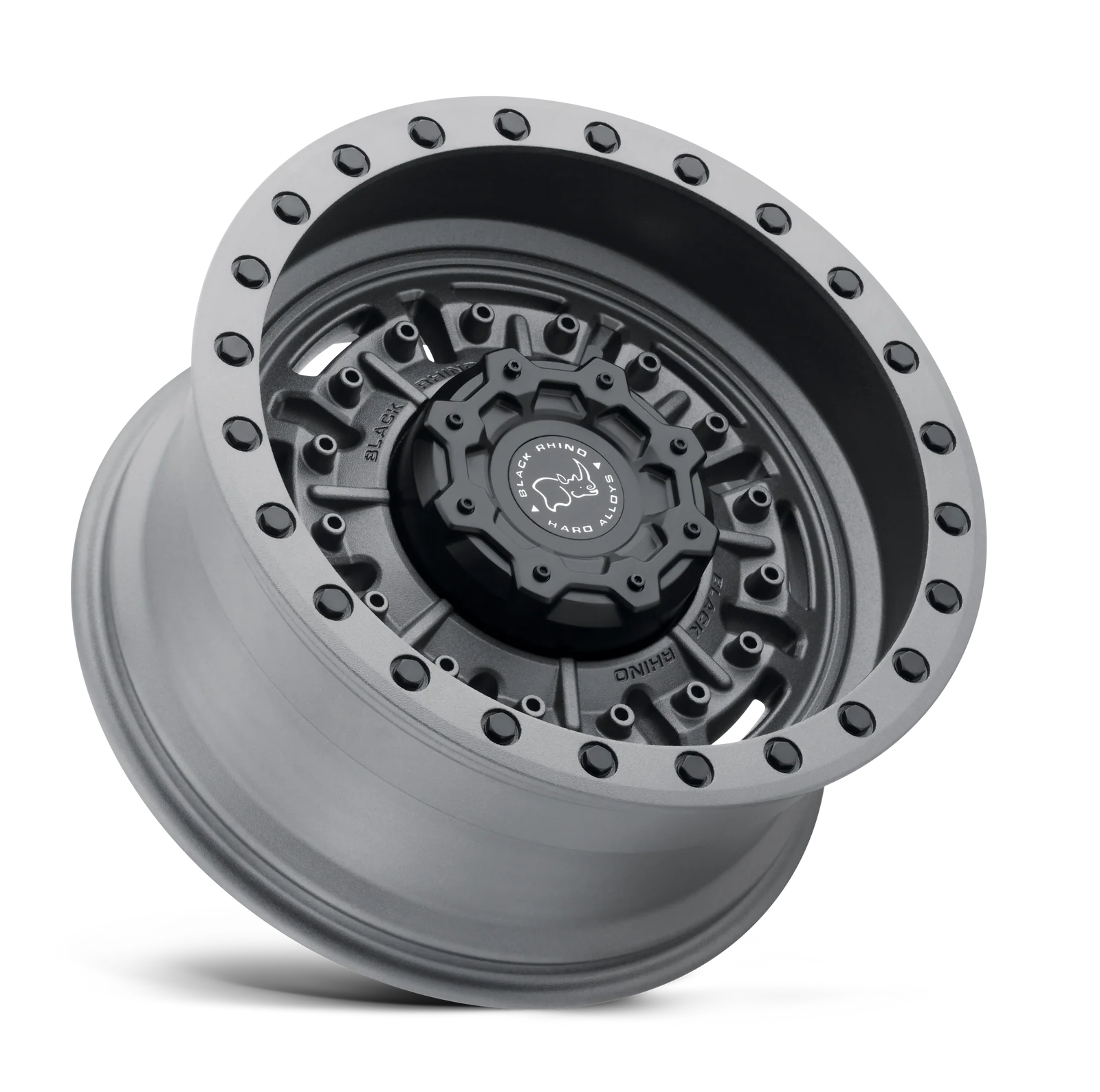 llantas 17x8.5 6x114.3/00 black rhino abrams textured matte gunmetal - RunaX