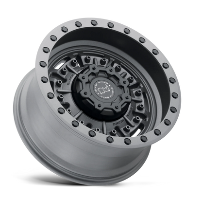 llantas 17x9.5 5x127/-18 black rhino abrams textured matte gunmetal - RunaX