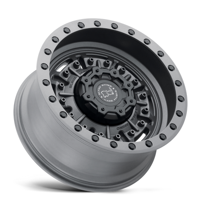 llantas 17x8 5 6x139 7 18 black rhino abrams textured matte gunmeta - RunaX
