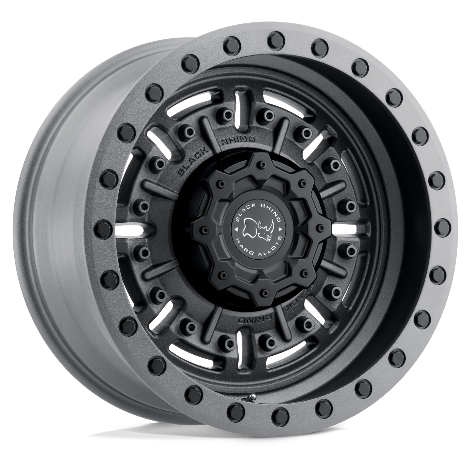 llantas 17x9.5 5x127/-18 black rhino abrams textured matte gunmetal - RunaX