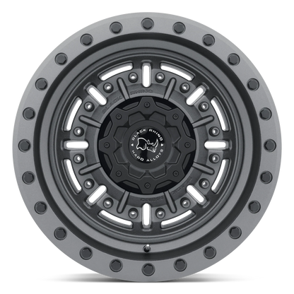 llantas 17x8.5 6x114.3/00 black rhino abrams textured matte gunmetal - RunaX