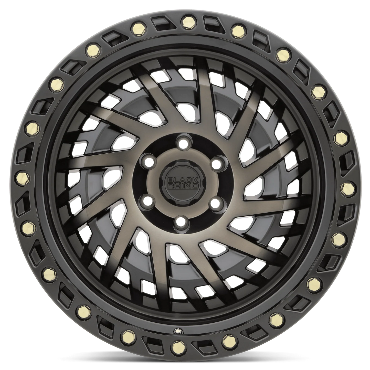 llantas 20x9.5 6x139.7/-12 black rhino shredder matte black dark - RunaX