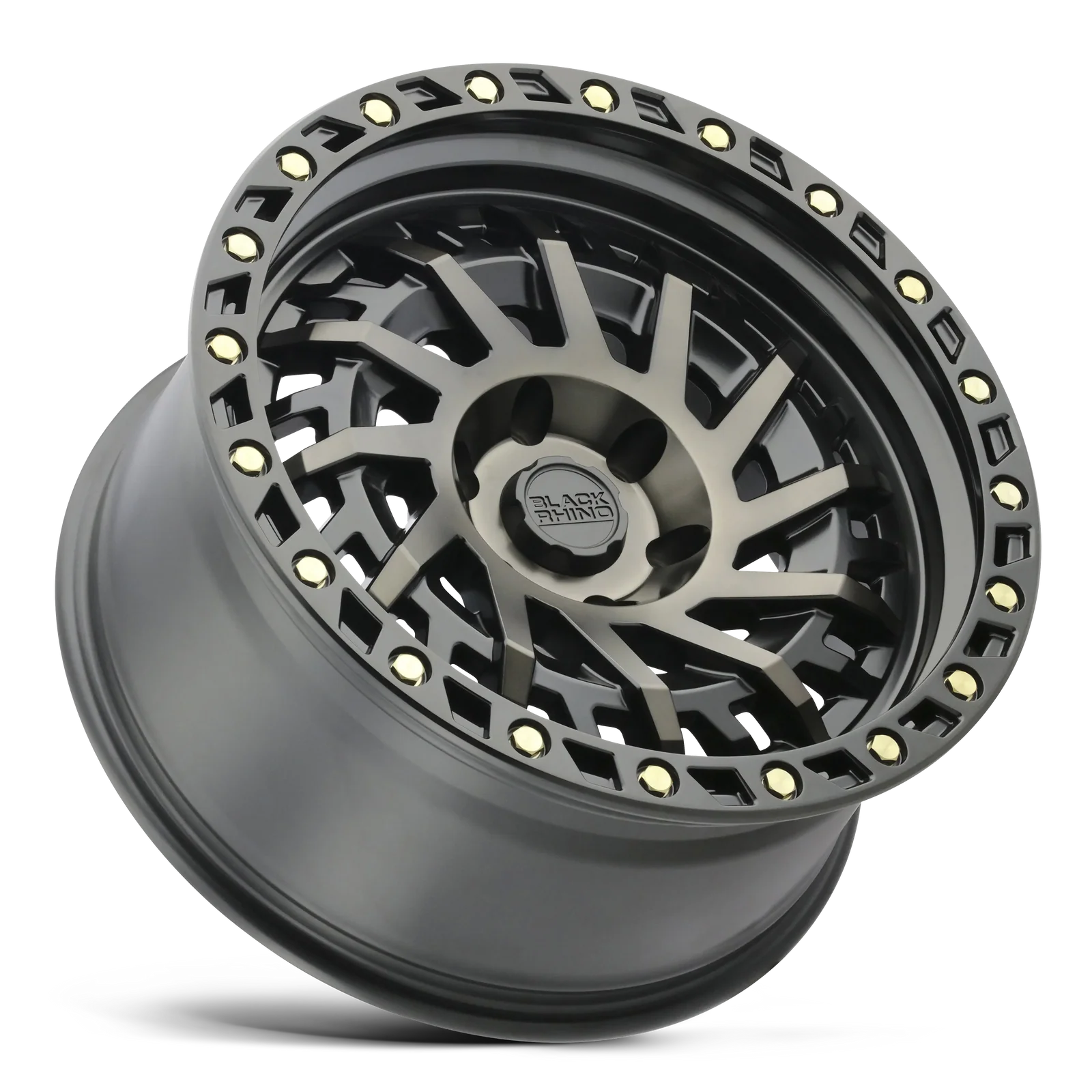 llantas 20x9.5 6x139.7/-12 black rhino shredder matte black dark - RunaX