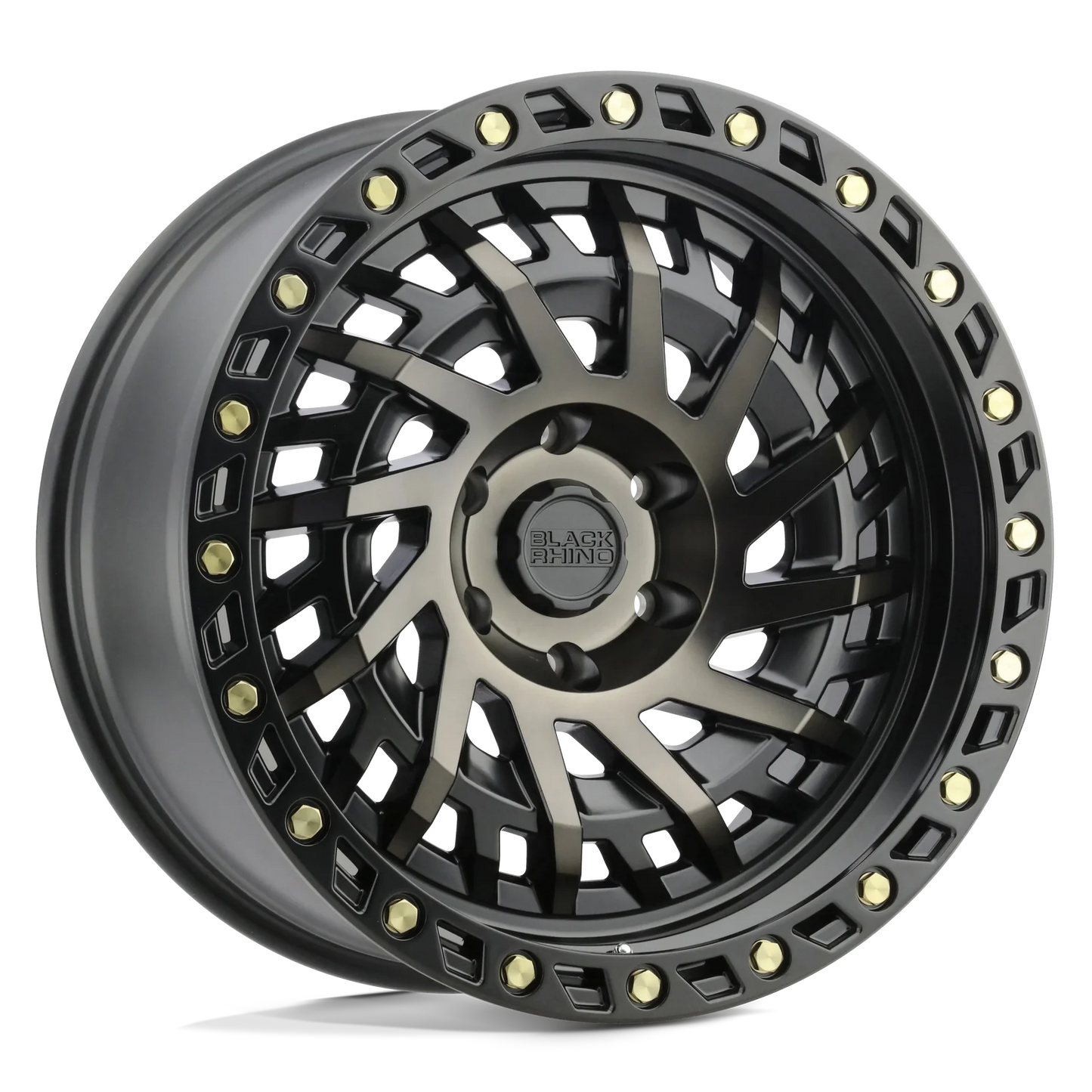 llantas 20x9.5 6x139.7/-12 black rhino shredder matte black dark - RunaX
