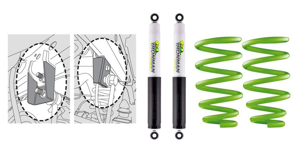 kit de suspensión foamcell (completa) stage 1 ironman - toyota 4runner 6ta gen. 2025+ || prado 250 2024+ - RunaX