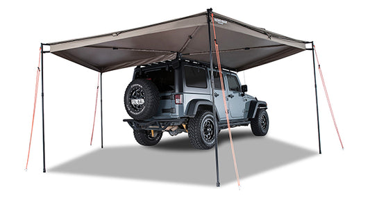 toldo lateral para auto tipo abanico cubre 270 grados lado pasajero - RunaX