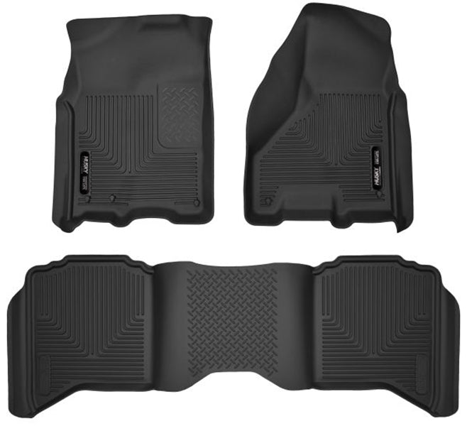 pisos de goma delantero y trasero blando para ram 1500 crew cab 2009-2018 | ram 2500 crew cab 2010-2019 - RunaX