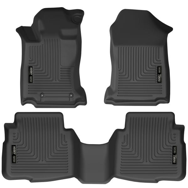 pisos de goma delantero y trasero rígido subaru outback 2020- | subaru legacy 2020- - RunaX
