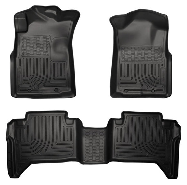 pisos de goma delantero y trasero rígido mitsubishi l200 2012..2024 - RunaX