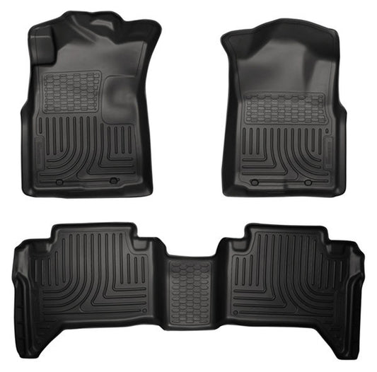 pisos de goma delantero y trasero rígido mitsubishi l200 2012..2024 - RunaX