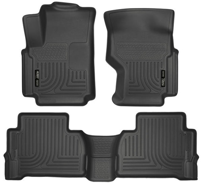 pisos de goma delantero y trasero rígido volkswagen amarok 2010- - RunaX