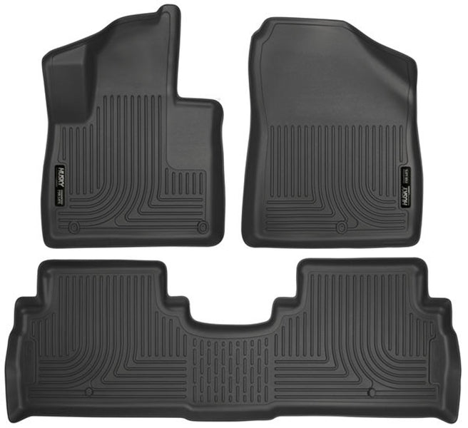 pisos de goma delantero y trasero rígido kia sorento 2016-2020 - RunaX