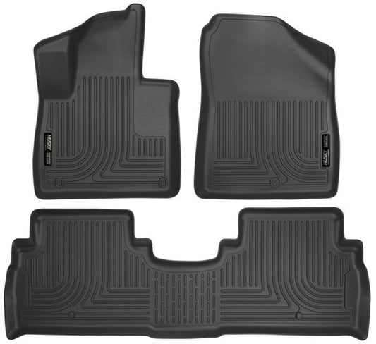pisos de goma delantero y trasero rígido kia sorento 2016-2020 - RunaX