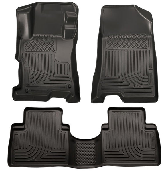 pisos de goma delantero y trasero rígido kia sorento 2011-2013 - RunaX