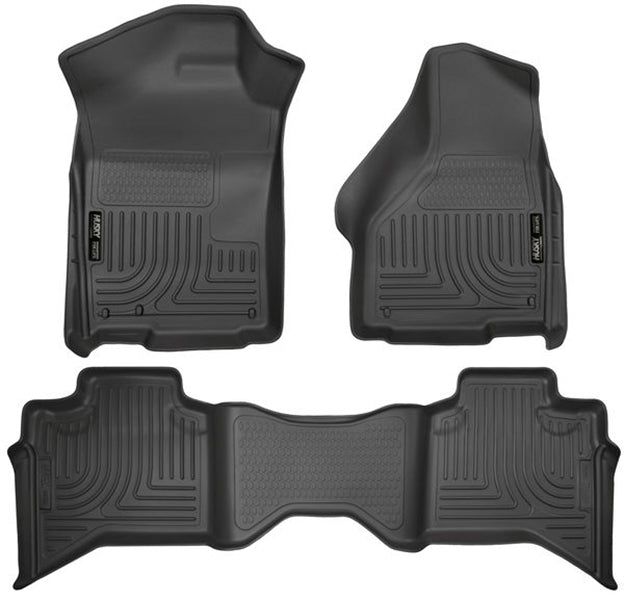 pisos de goma delantero y trasero rígido ram 1500 quad cab 2009-2018 | ram 1500 classic quad cab 2019-2021 - RunaX