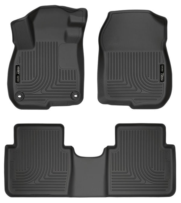 pisos de goma delantero y trasero rígido honda cr-v 2017-2022 - RunaX