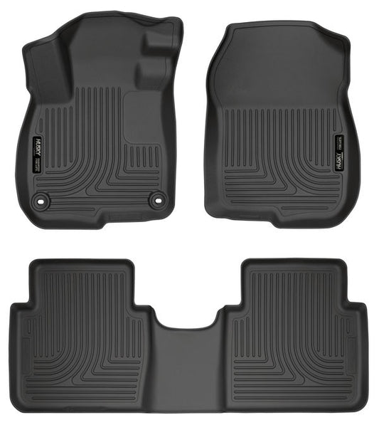 pisos de goma delantero y trasero rígido honda cr-v 2017-2022 - RunaX