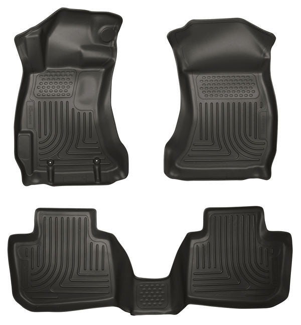 pisos de goma delantero y trasero rígido subaru impreza 2012-2016 | subaru wrx 2015-2020 | subaru xv 2013-2015 - RunaX