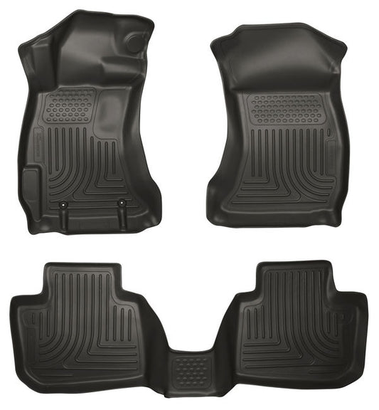 pisos de goma delantero y trasero rígido subaru impreza 2012-2016 | subaru wrx 2015-2020 | subaru xv 2013-2015 - RunaX