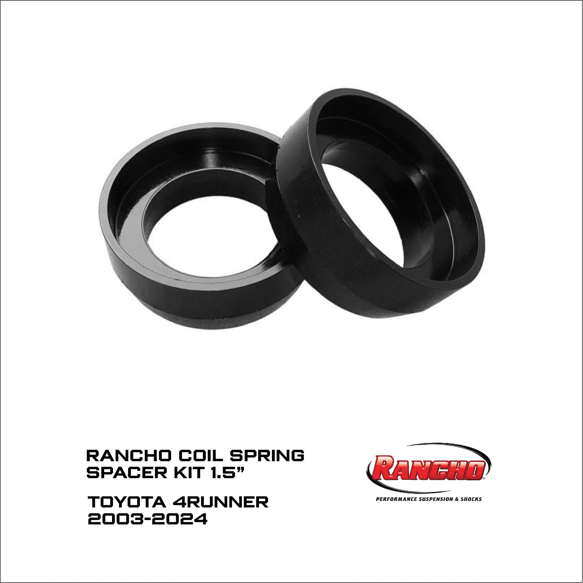 spacer espiral trasero 1.5" toyota 4runner 2003+ / fj cruiser 2007-201 - RunaX
