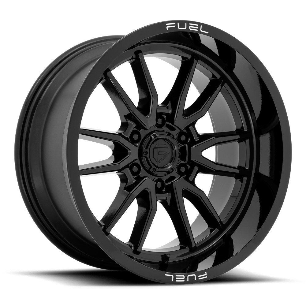 llantas fuel clash 6 17x9 6x139.7 -12 106.1 gloss black - RunaX