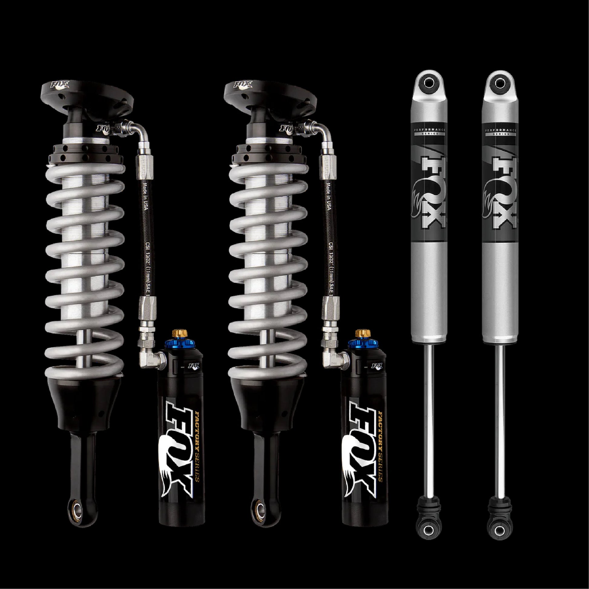 kit de suspensión fox 2.5 / 2.0 toyota hilux 2016+ - RunaX