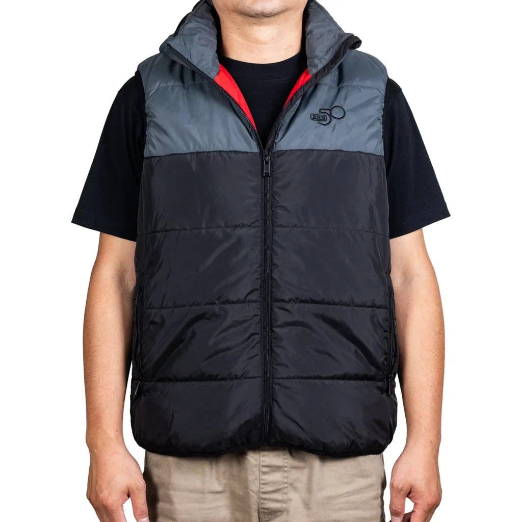 chaleco puffer bicolor arb – talla l - RunaX