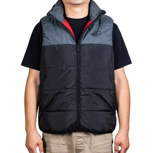chaleco puffer bicolor arb – talla l - RunaX