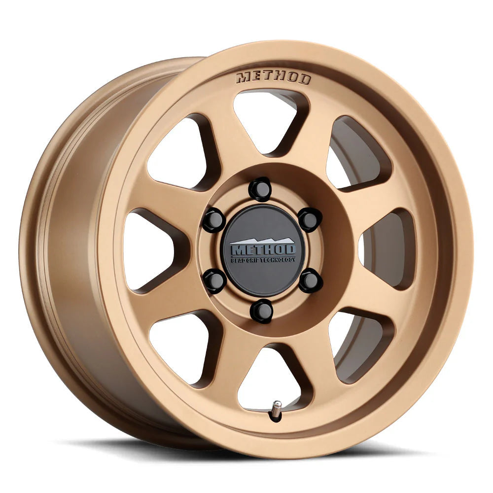 Llanta Method 701 Bead Grip, 17x9, 6x139,7, ET -12, bronce