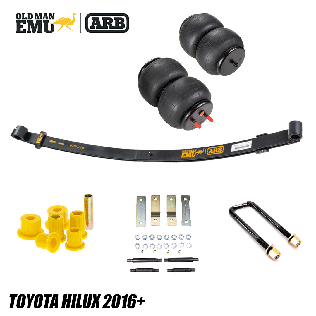 ballestas parabolicas ome + pulmones arb (hilux 2016+) - RunaX