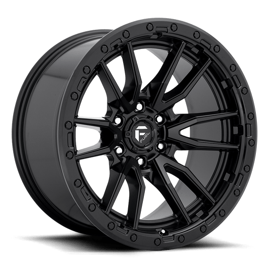 llantas fuel rebel 17x9 6x139.7 -12 106.1 matte black - RunaX