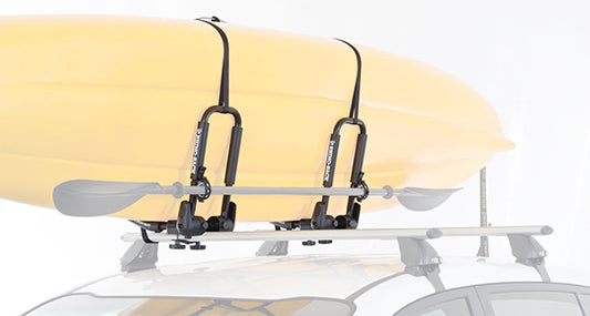 porta kayak tipo j plegable para barra portaequipaje universal - RunaX