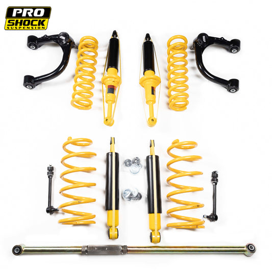 kit de suspensión proshock toyota land cruiser prado 150 (2003-2023) 3" - barra panhard - bandejas superiores - RunaX