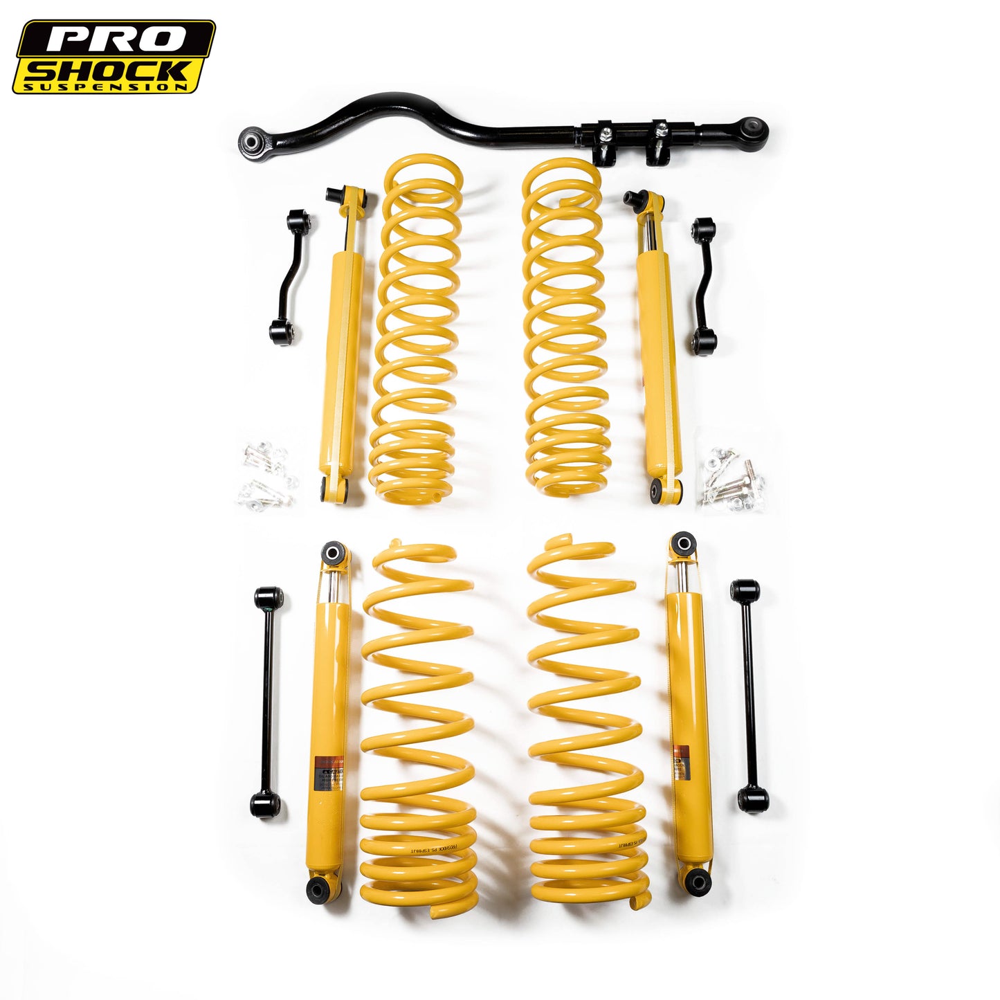 kit de suspensión proshock jeep wrangler jl 2.5" (2018-2023) - front - rear extended link rod - RunaX