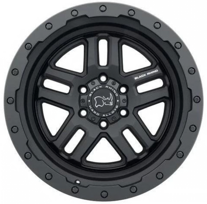 llantas 17x9.5 6x139.7/12 black rhino barstow matte black - RunaX