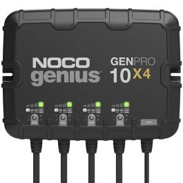 banco cargador y mantenedor simultaneo (x4) de baterías 12v genpro10x4 - RunaX