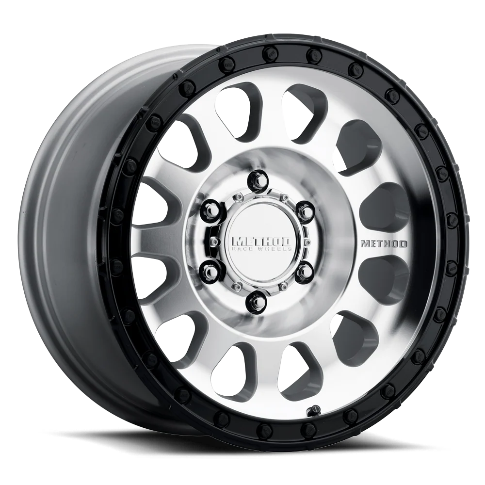 Llanta Method 315, 17x8,5, 6x135, ET 0, mecanizado con borde negro brillante