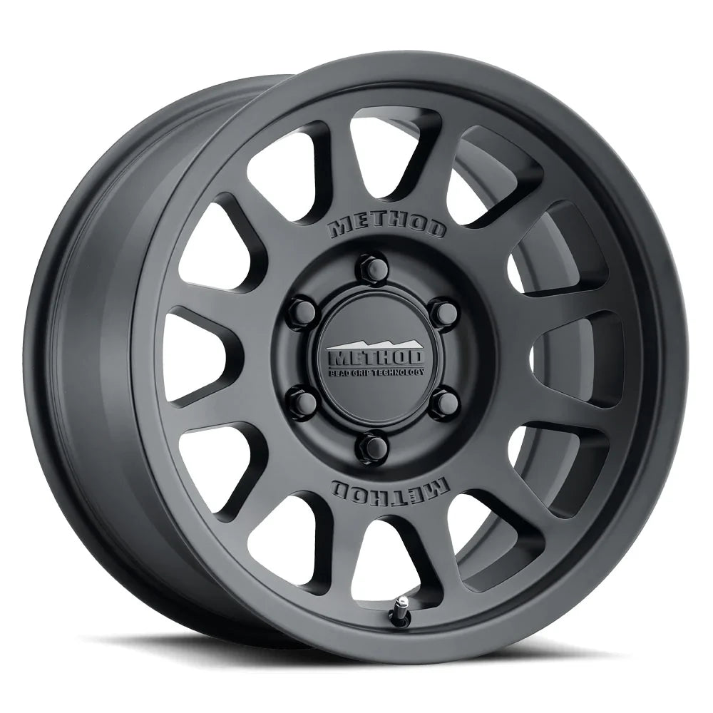 llantas method 703 17x9 5x127 et -12 matte black beadgrip - RunaX