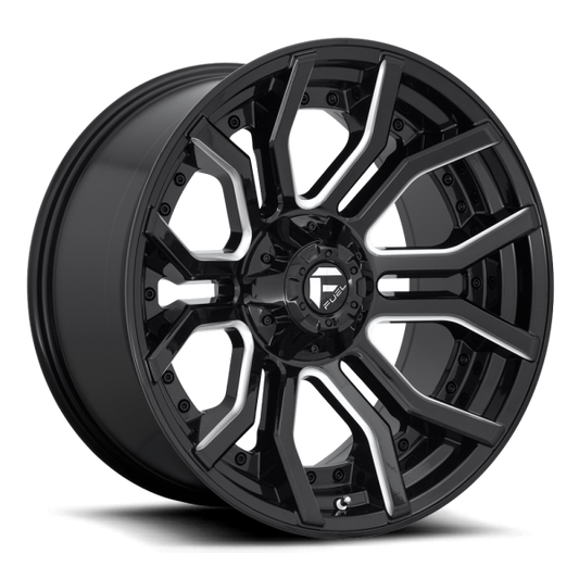 llantas fuel rage 20x9 6x139.7/135 1 106.1 gloss black milled - RunaX