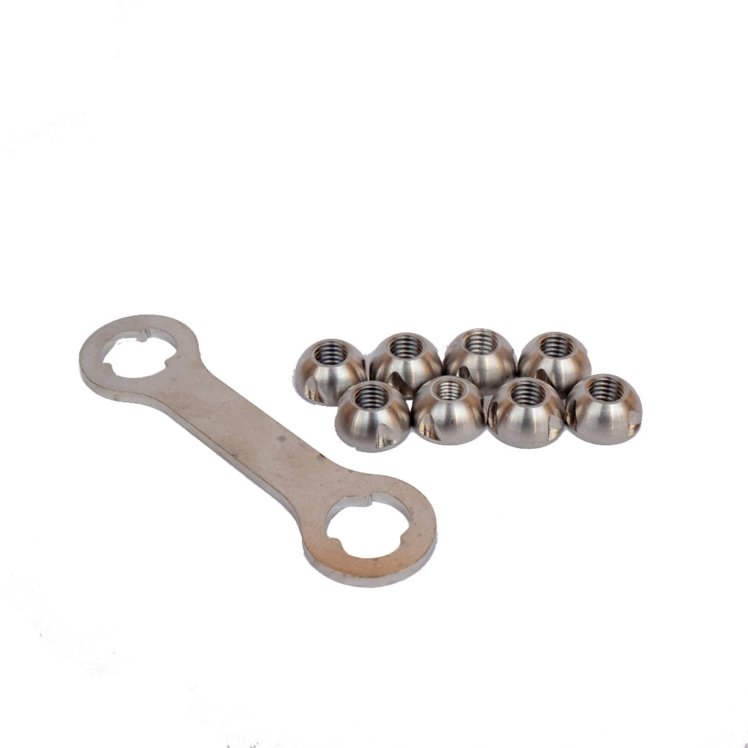 kit tuercas de seguridad tribu 8 unidades - RunaX